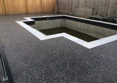 AFTER Pool surround in Brightwater 1