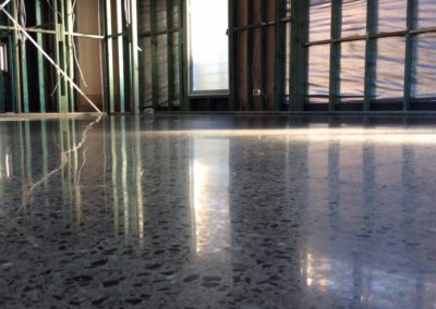 High shine Diamond polished floor completed at Bokarina 2