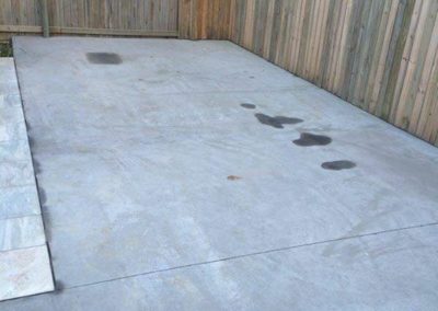BEFORE Pool surround in Brightwater 2