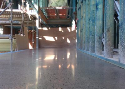 Semi exposed diamond polish to a Satin finish completed at Elysium estate, Noosa heads 1